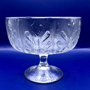 Vintage FTD Flowers Pedestal Bowl